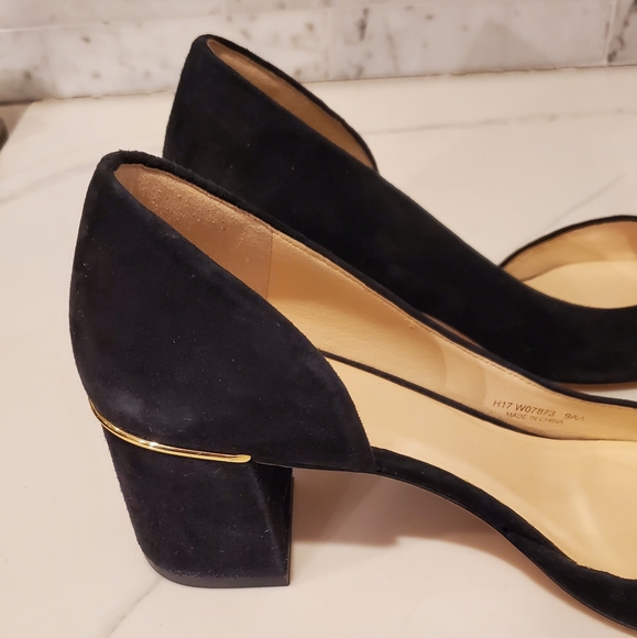 *final price* Cole Haan black "Laree Grand" suede pumps sz 9AA - Picture 1 of 9
